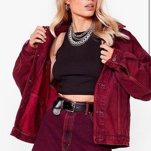 Nasty Gal Vintage Oversized Denim Jacket